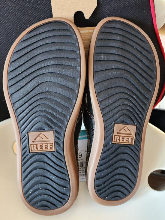 Reef Cushion Bounce Lux Black/Brown Sandal Flip Flop US Men\'s sizes US 9 NWT NEW main image 5